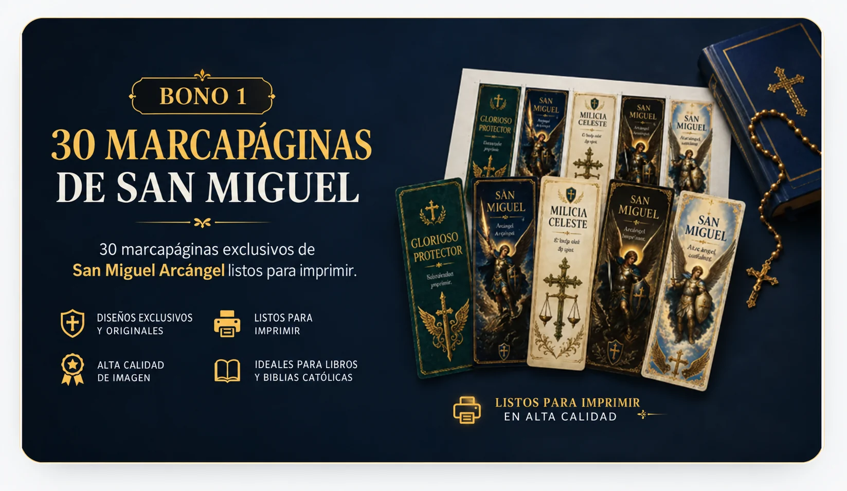 Bono de 30 marcapáginas de San Miguel